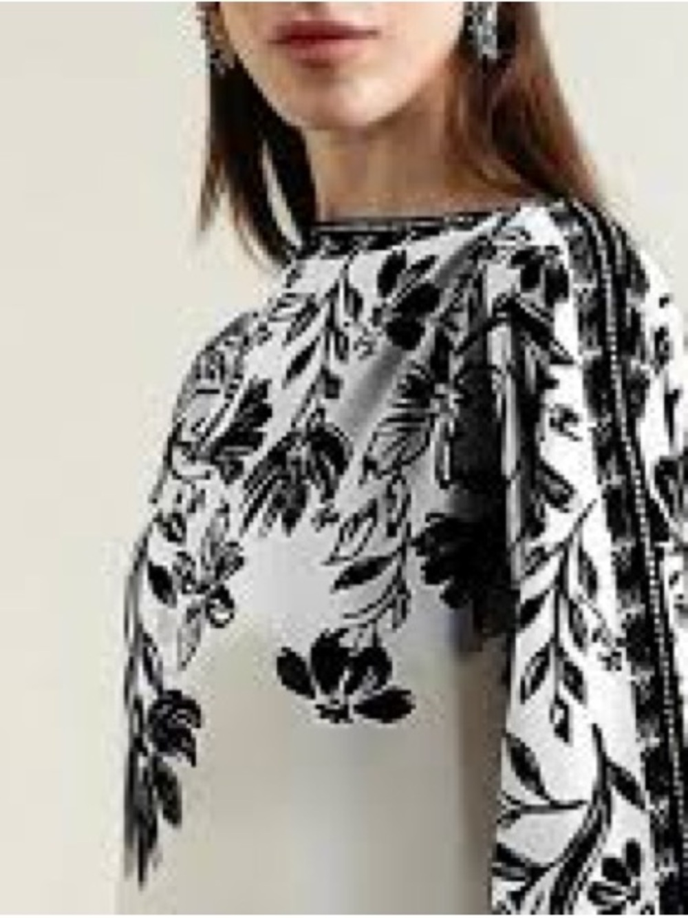 Luxury Designer Silk St John Classic Top